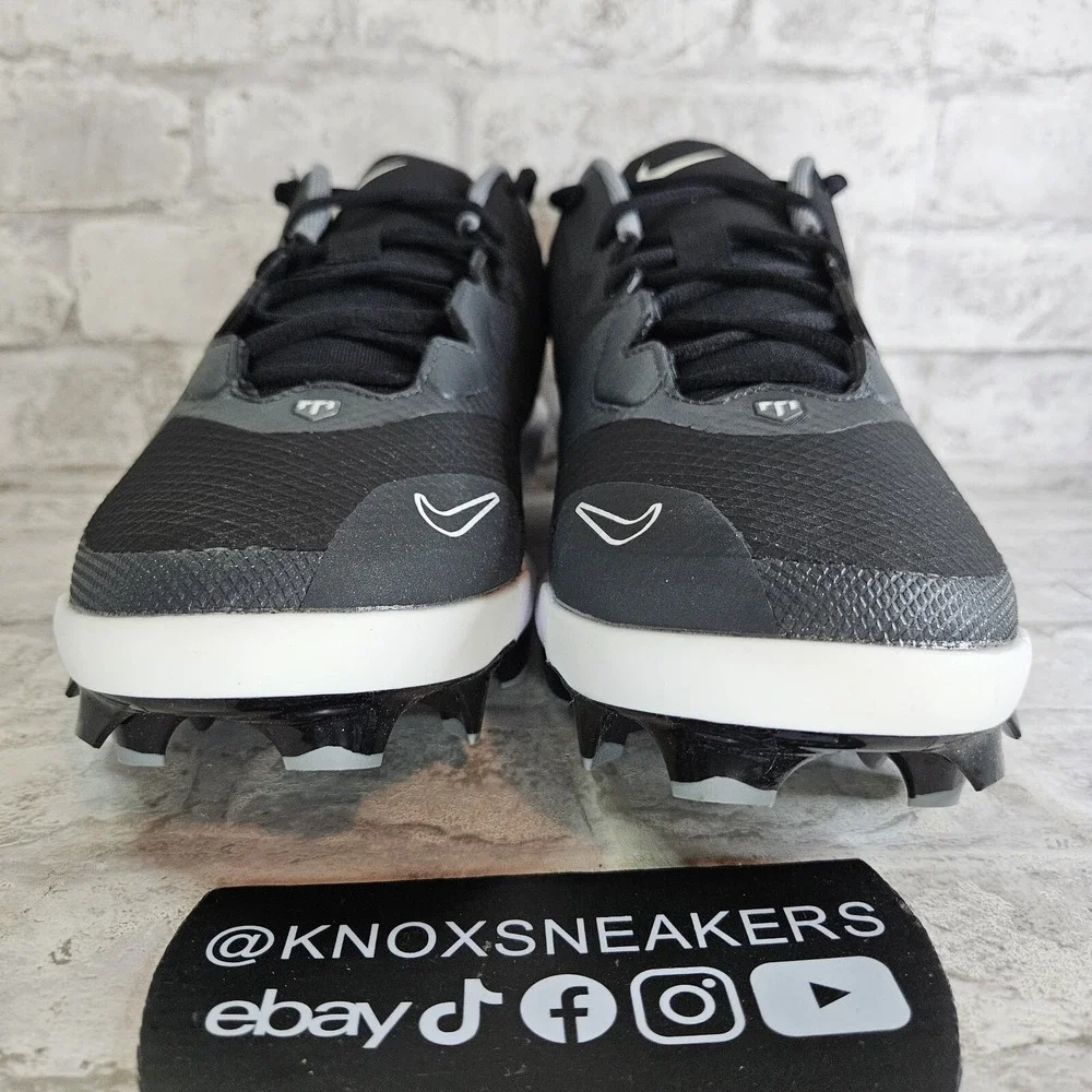 Nike Force Trout 9 Pro MCS Low Black Baseball Cleats FB2908 001 Men's Size 12